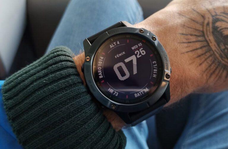 fenix 6 touch screen